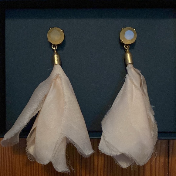 Jcrew Soft Petal Drop Earrings - Picture 4 of 4